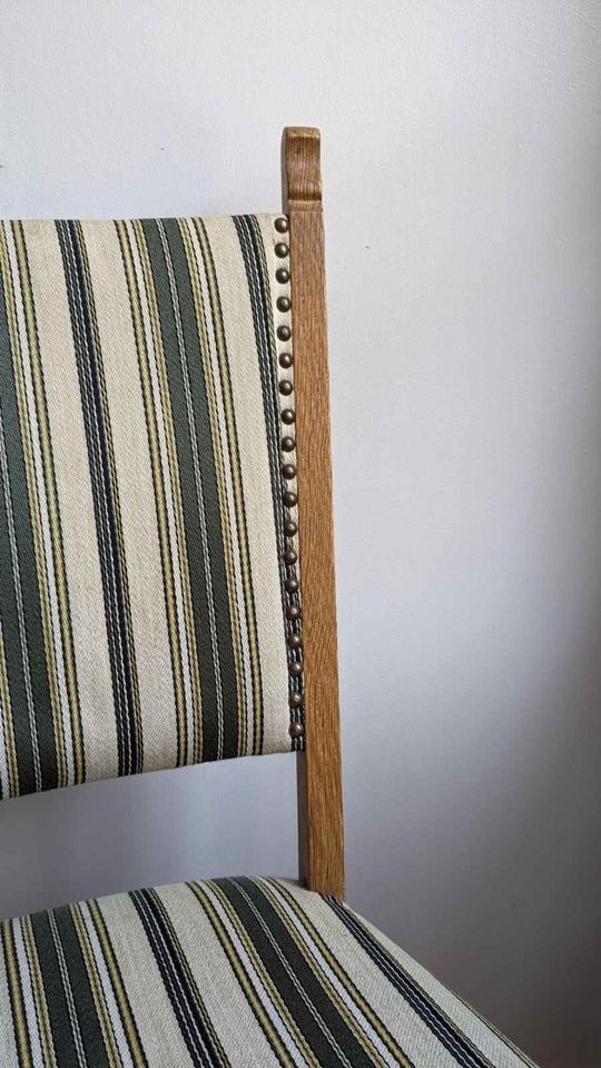 Set of (5) Danish Modern Oak Dining Chairs in Manner of Henning Kjaernulf