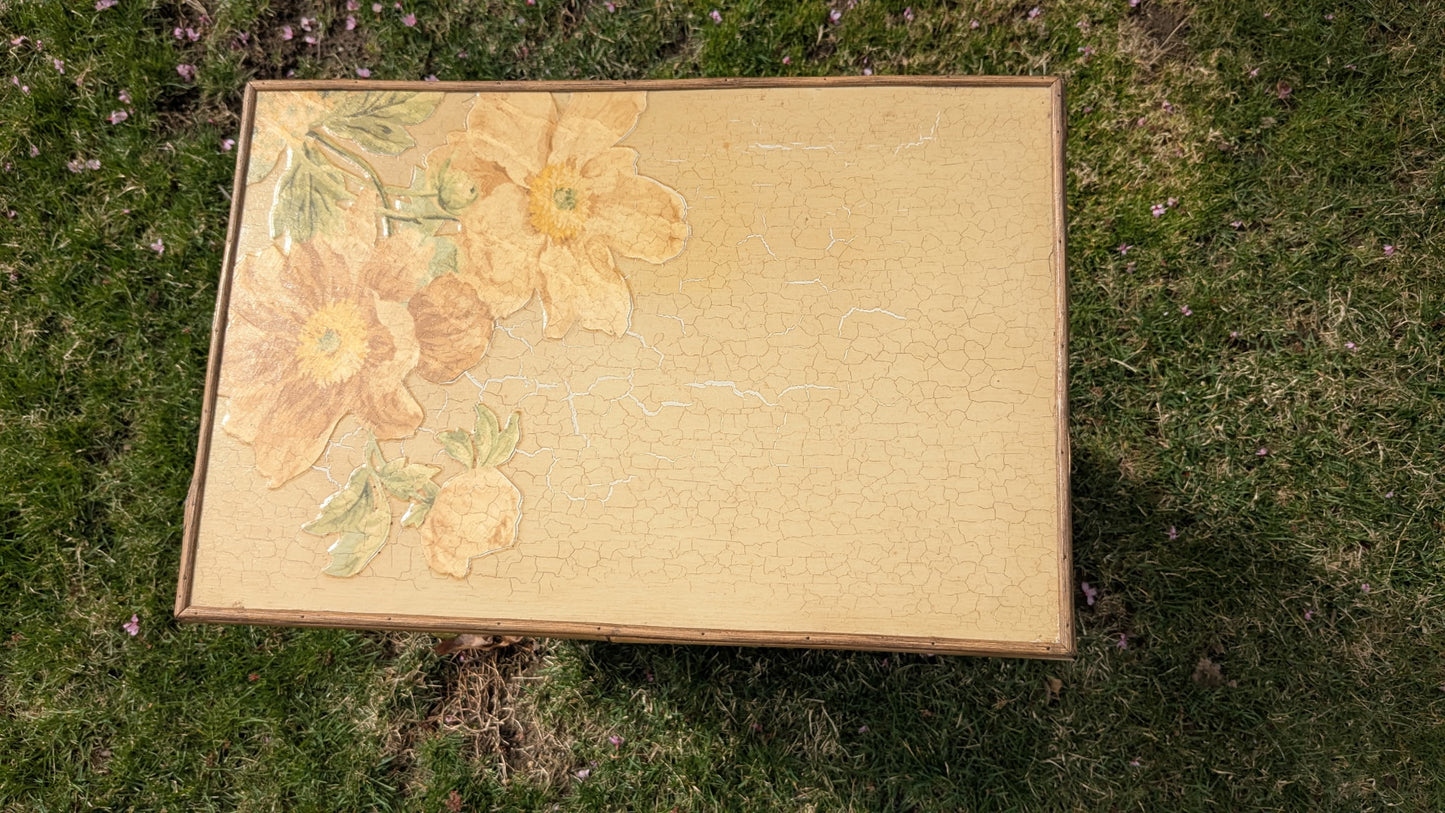 Antique Painted Chinoiserie Bamboo Chest Of Drawers