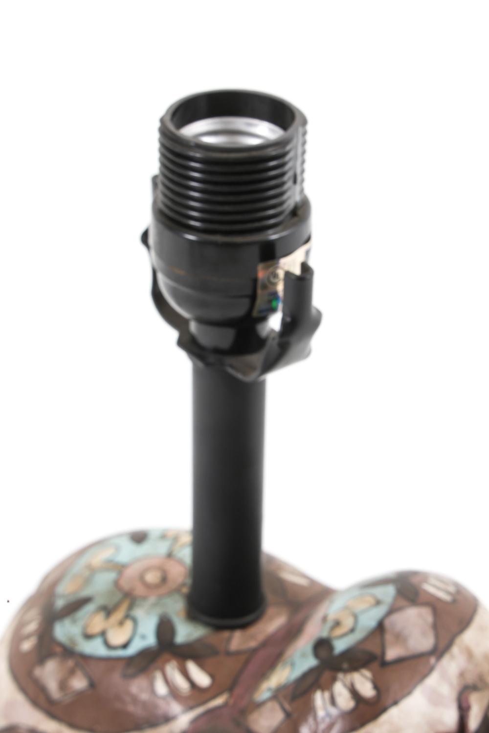 Pair of Indian Elephant Table Lamps with Beaded Shades