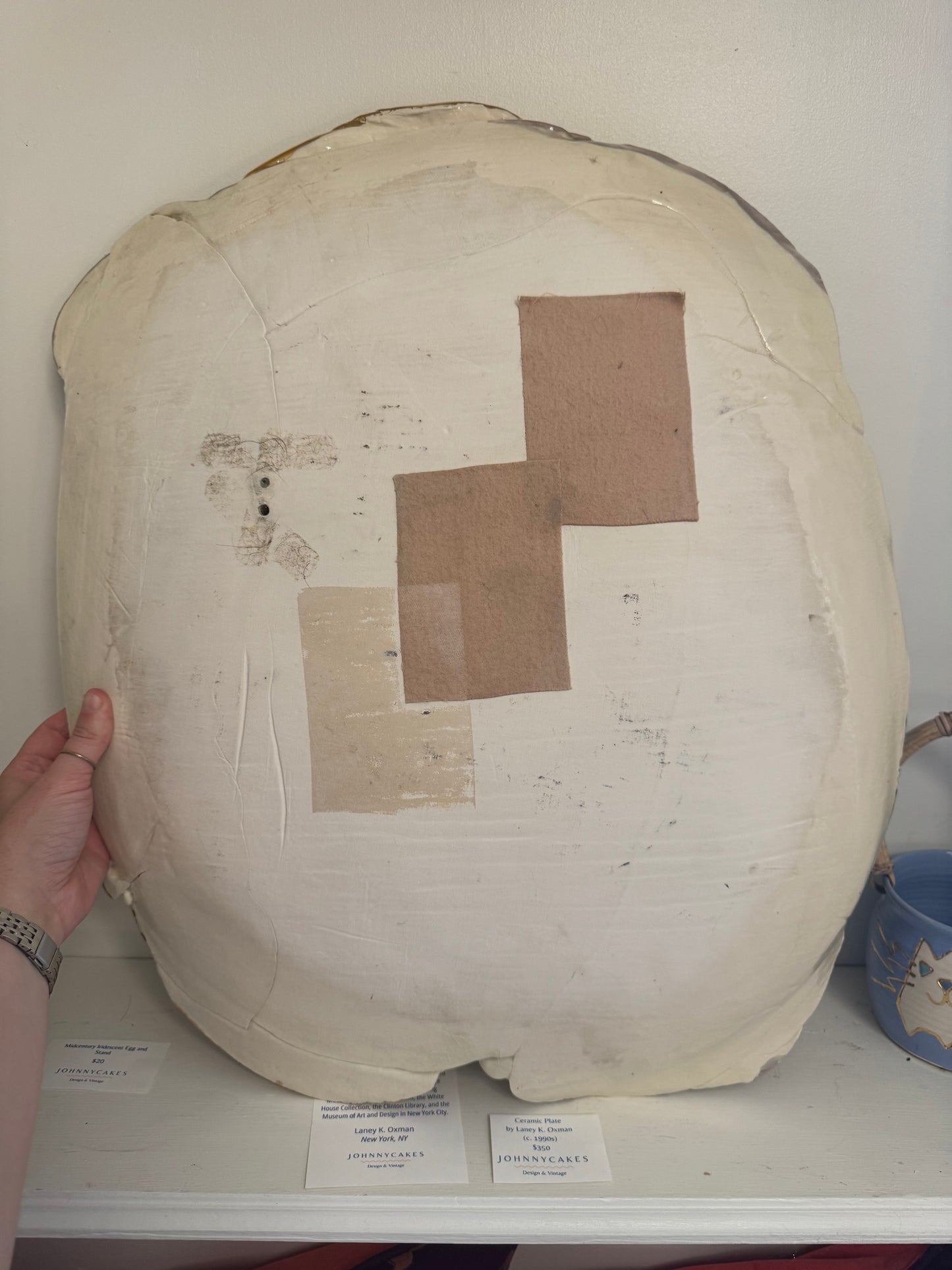 Laney K. Oxman Ceramic Plate c. 1990s