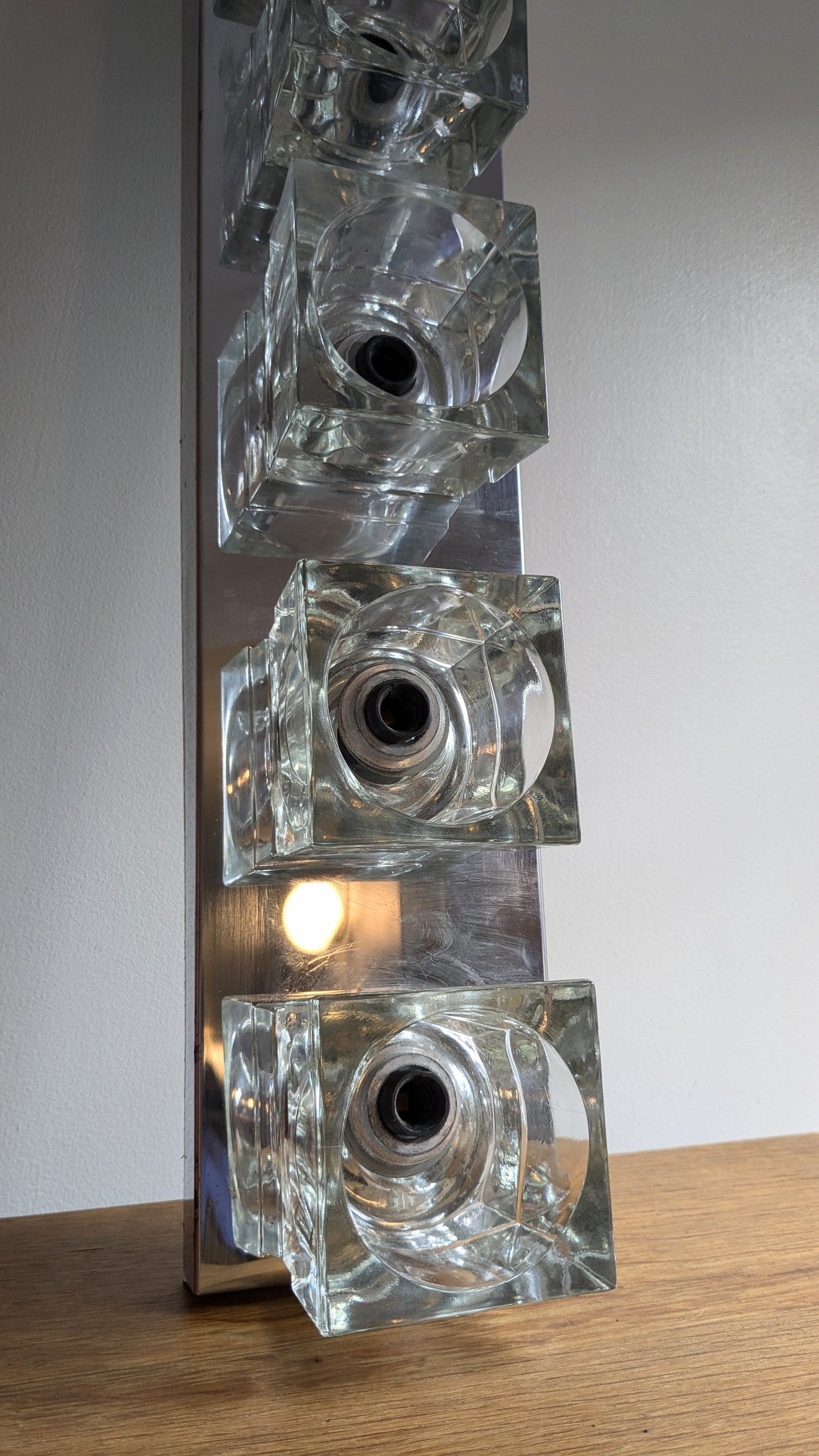 Gaetano Scolari for Lightolier Ice Cube Vanity Light