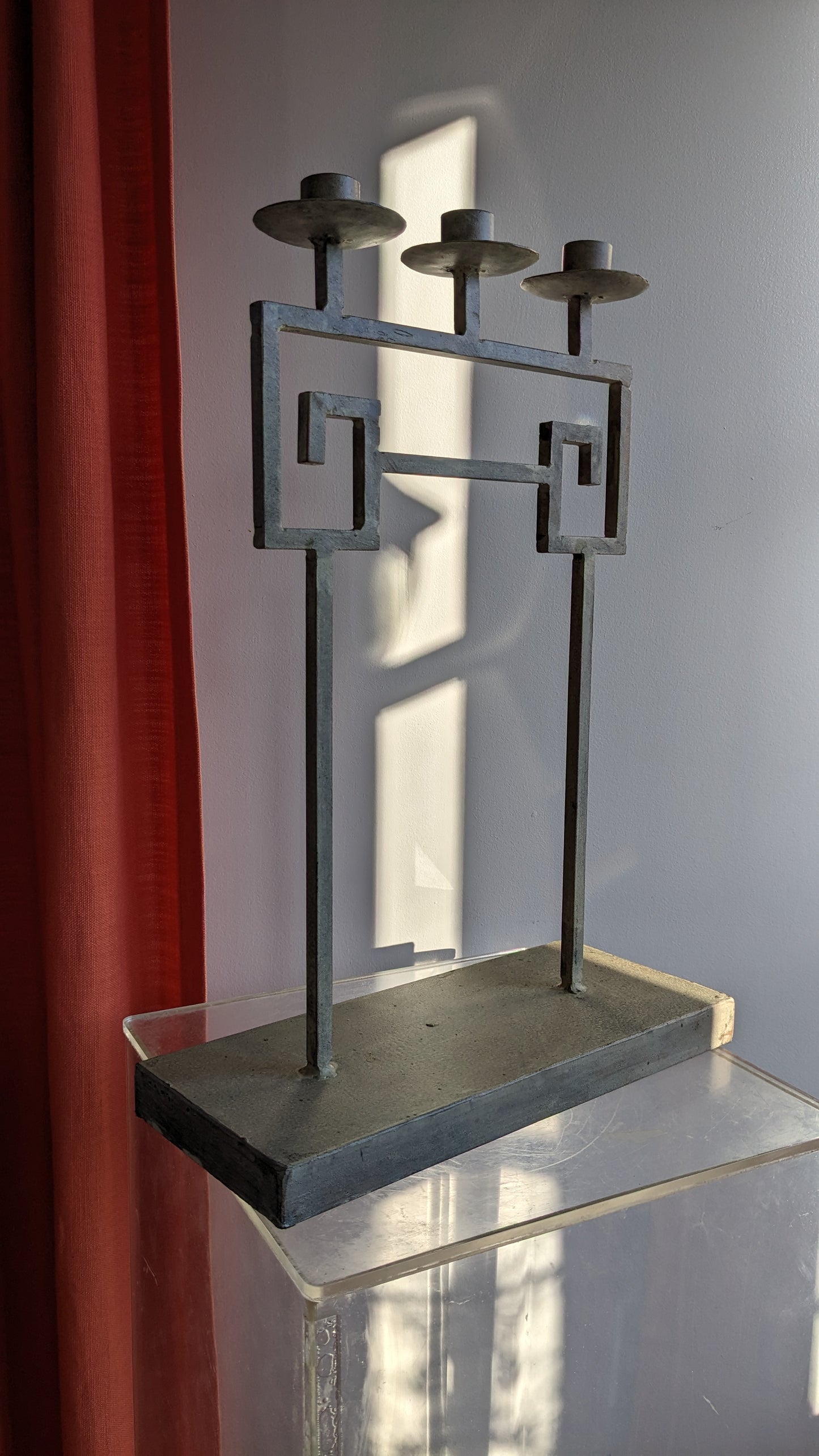 Greek Key Candleabra by Capella