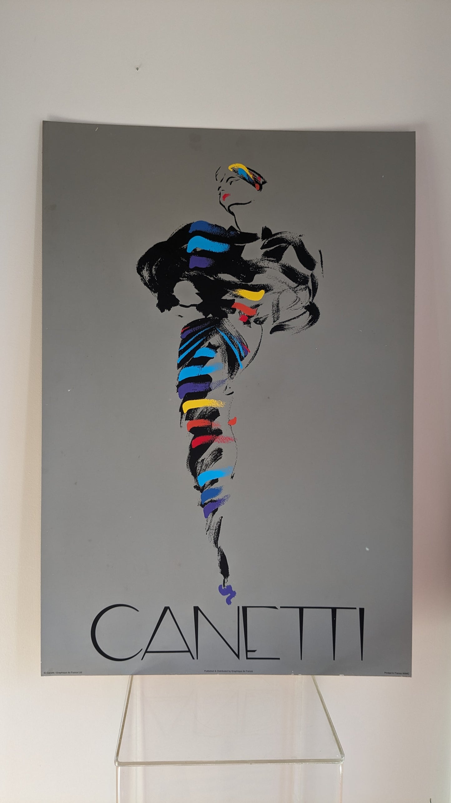 Michael Canetti "Black Dress" Lithograph