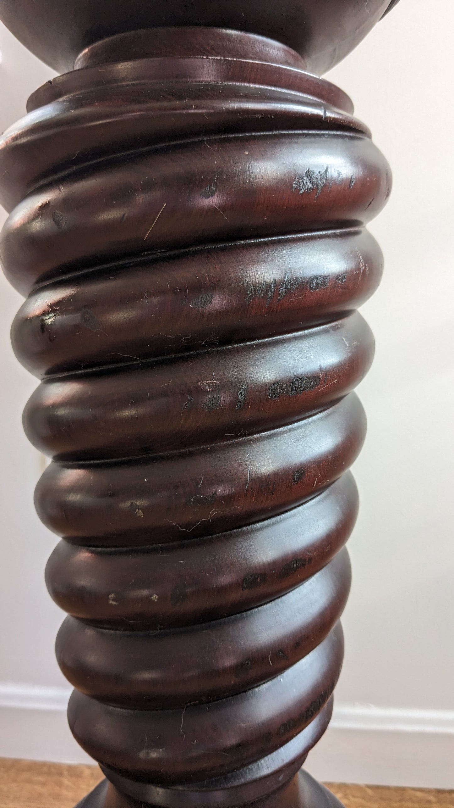 Mahogany Eastlake Style Pedestal