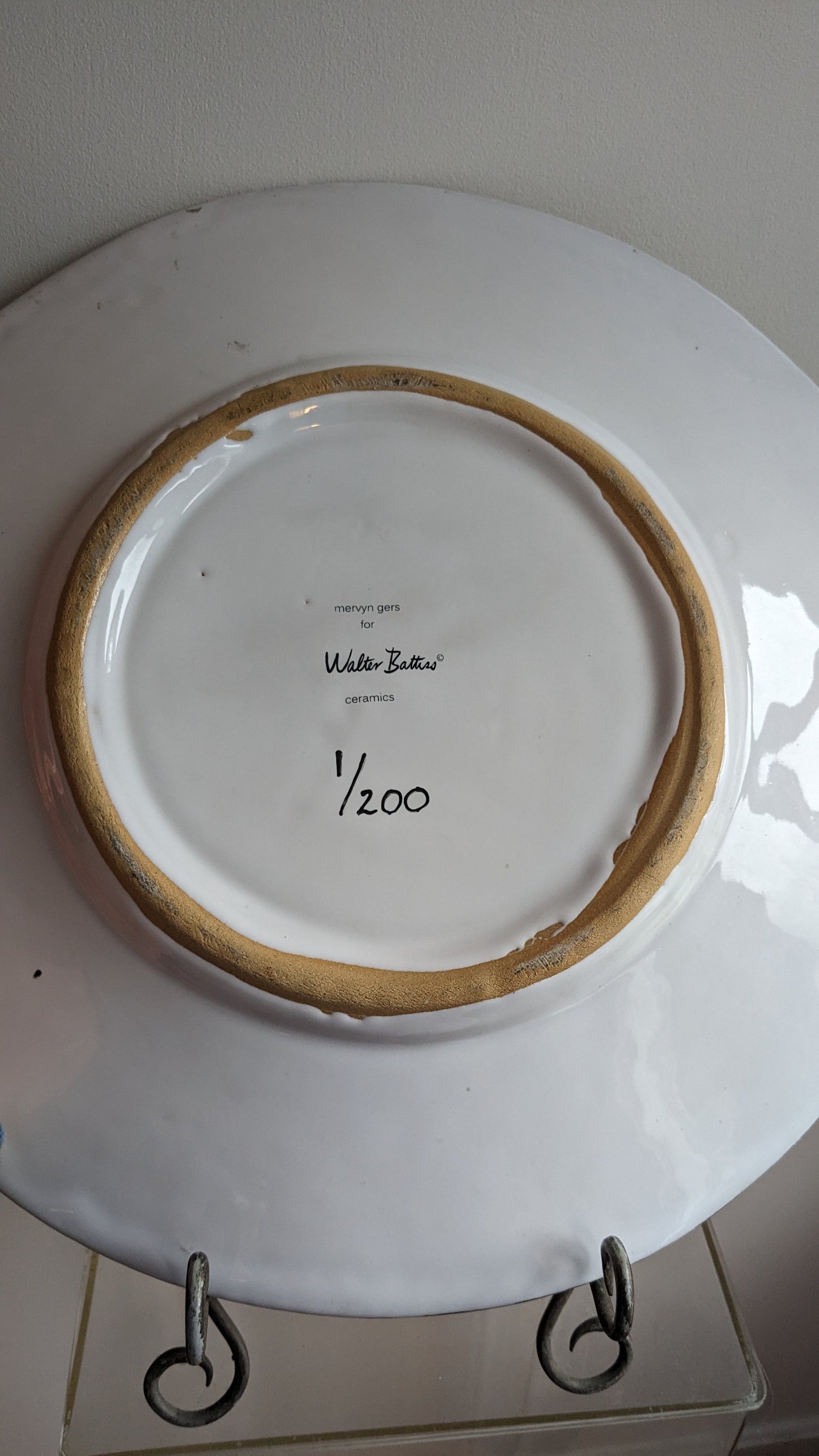 Walter Battiss Plate for Mervyn Gers Studio