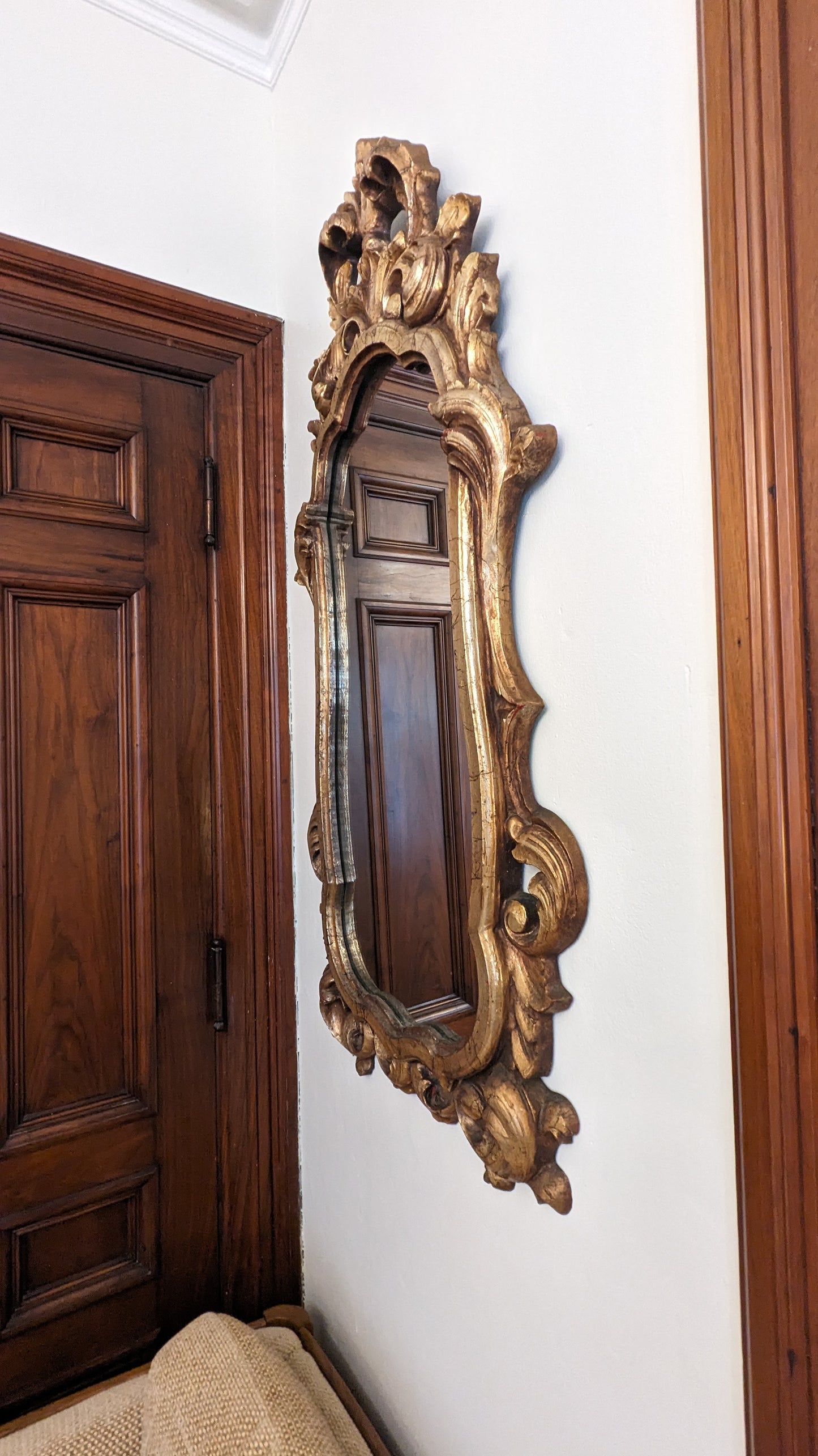 Rococo Style Giltwood Baroque Mirror