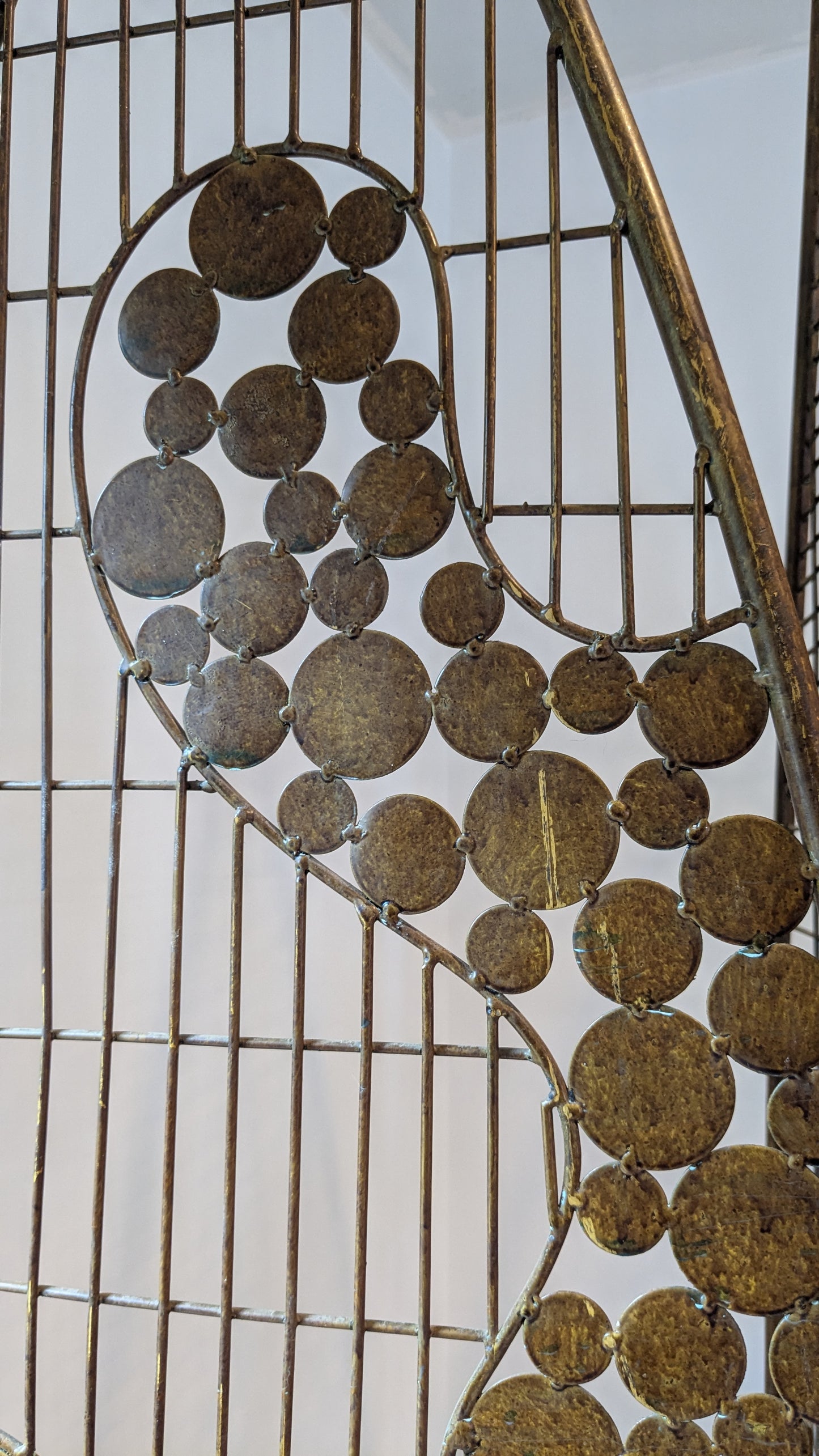 Atomic Style Room Divider Metal Screen