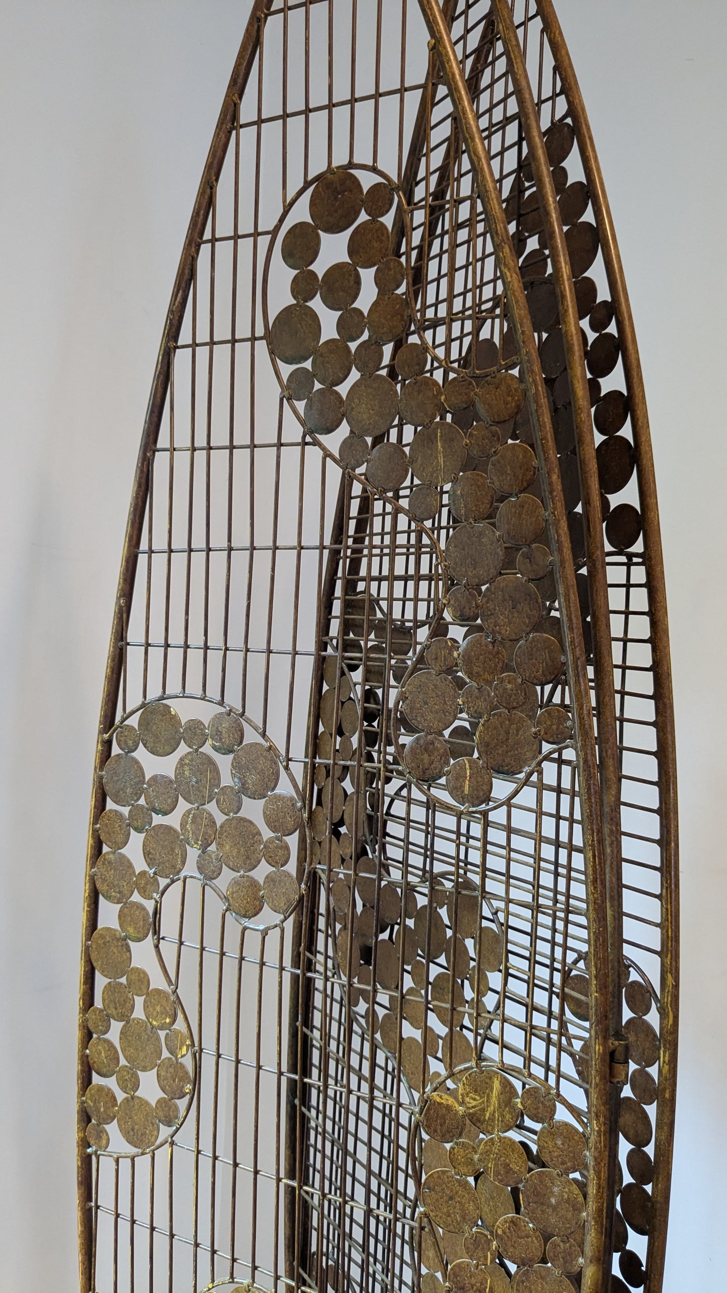 Atomic Style Room Divider Metal Screen