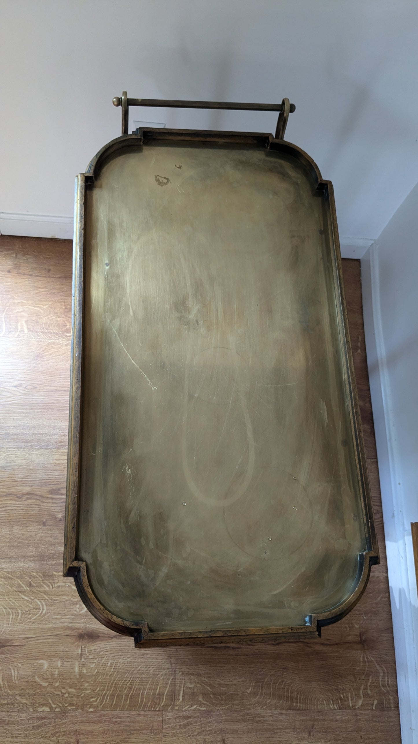 1940s Brass Cocktail Trolley