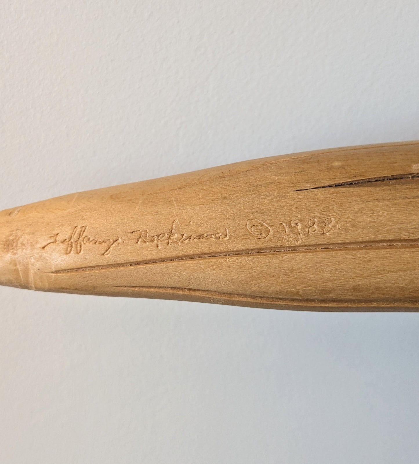 Trompe L'Oeil Wooden Umbrella by Tiffany Hopkinson