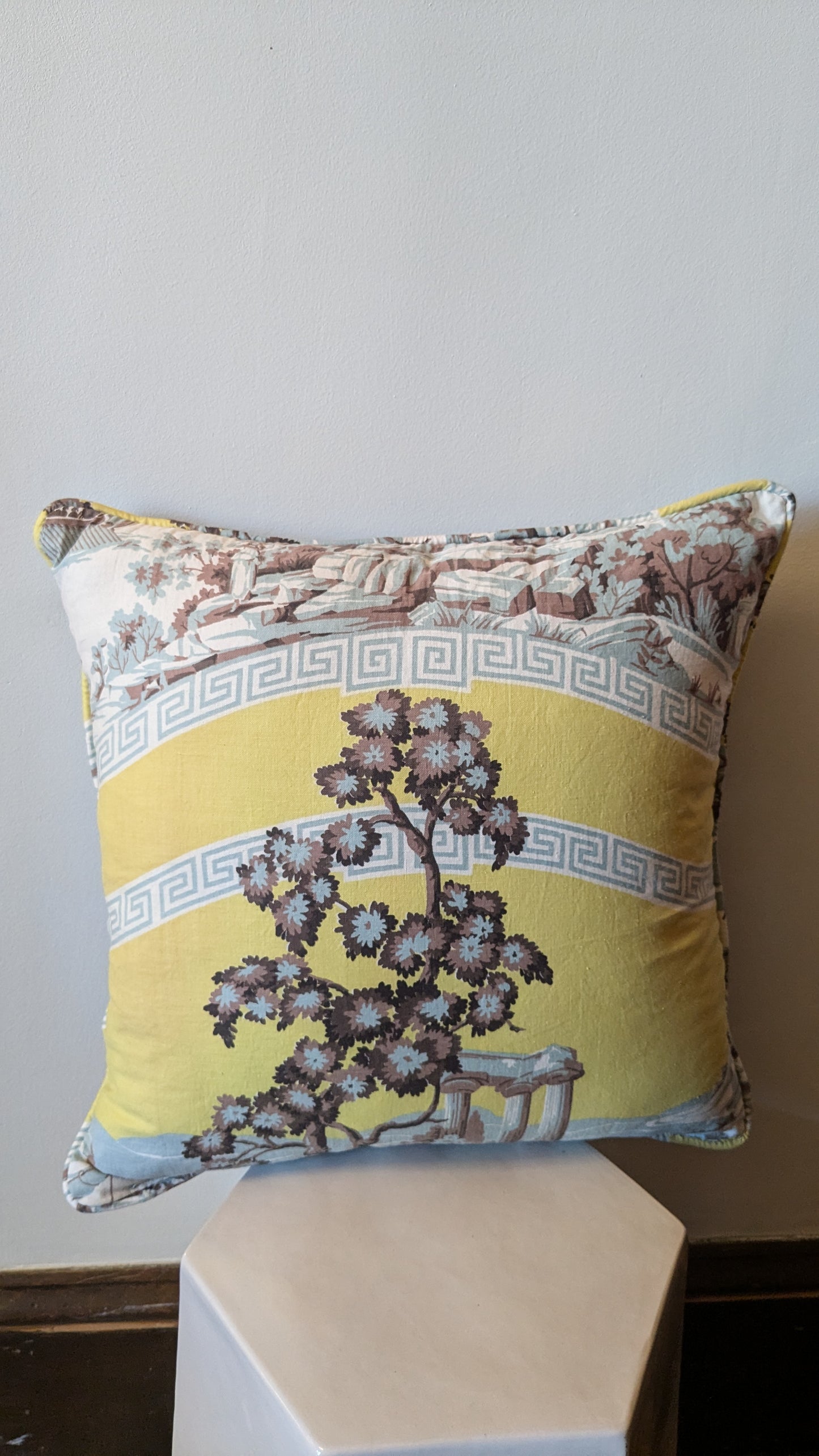 Greek Revival Throw Pillow