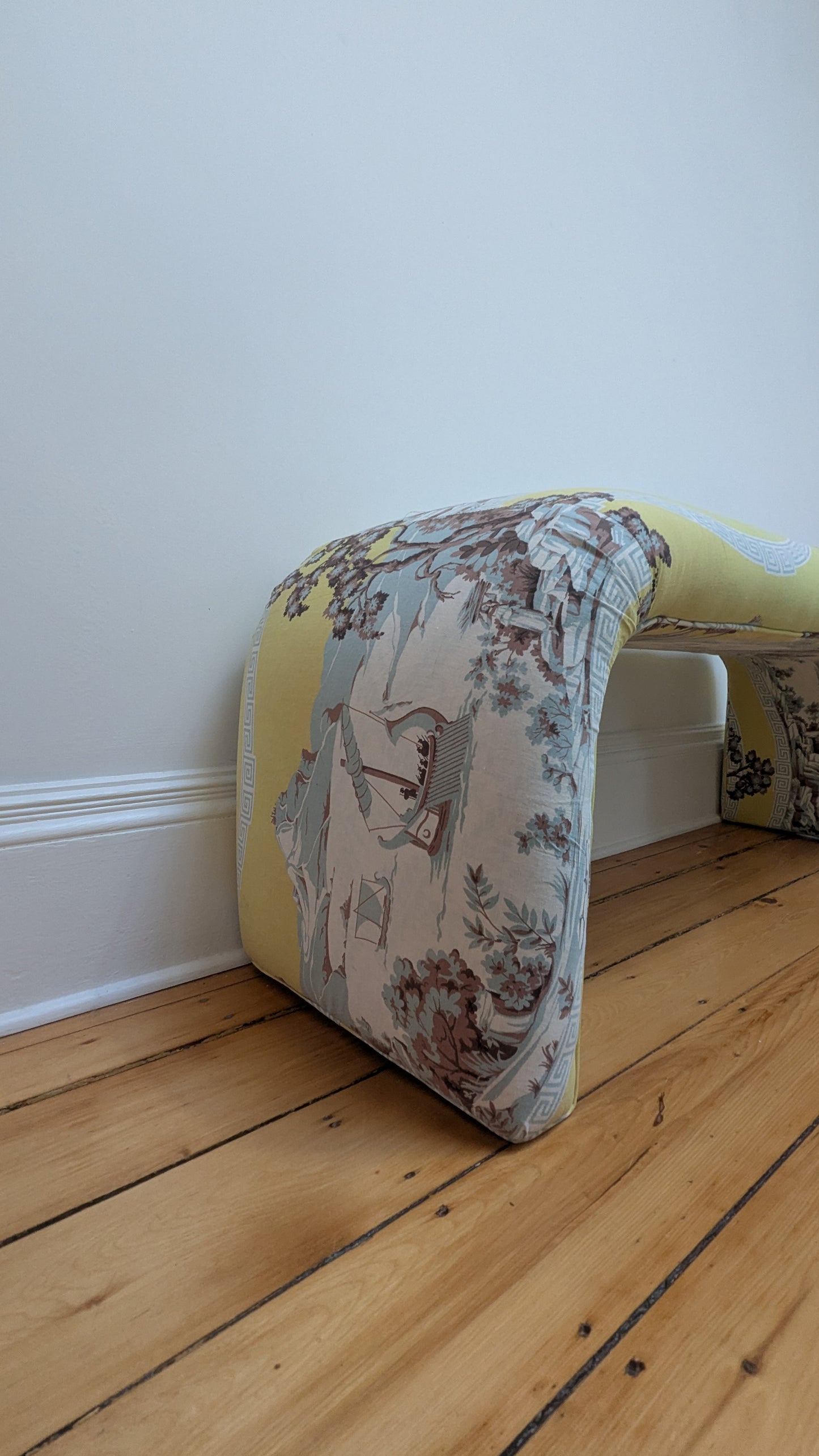 Greek Revival Waterfall Bench by JohnnyCakes