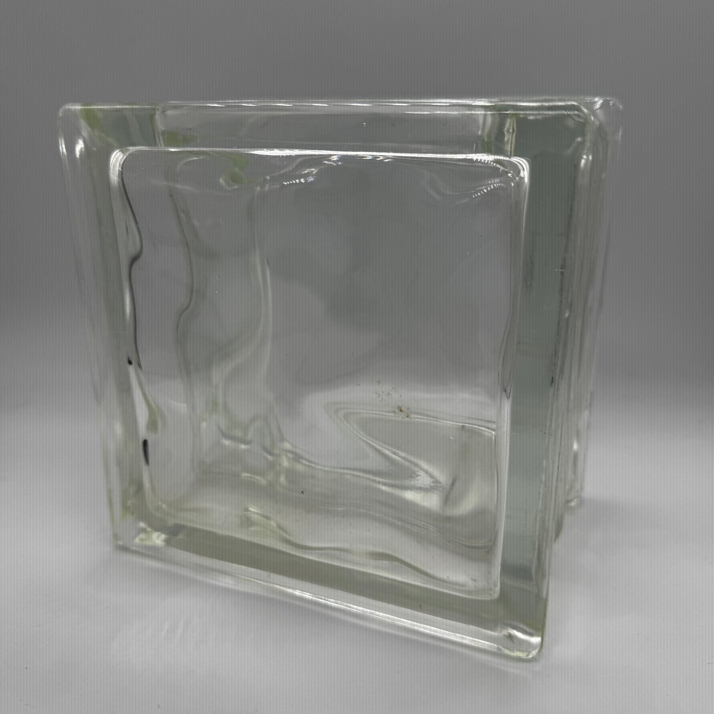 Medium Glass Block Vase