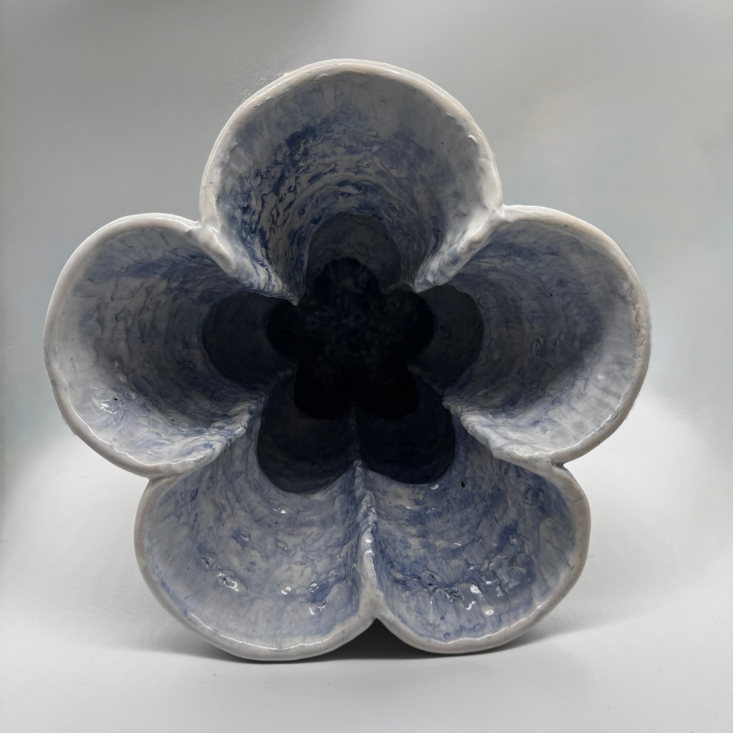 White Coil Vase