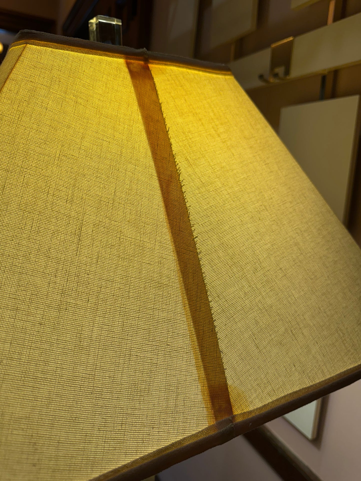 Bauer Lamp Company Vintage Stacked Lucite Floor Lamp C.1980s