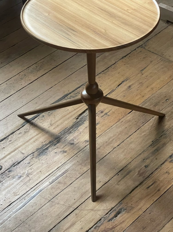 Giossi & Kuhn Tripod Table in Elm