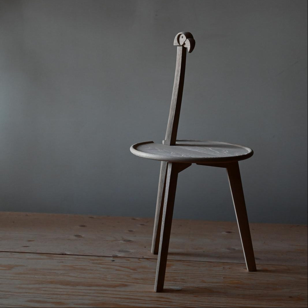 Carved Bird Table By Giossi & Kuhn