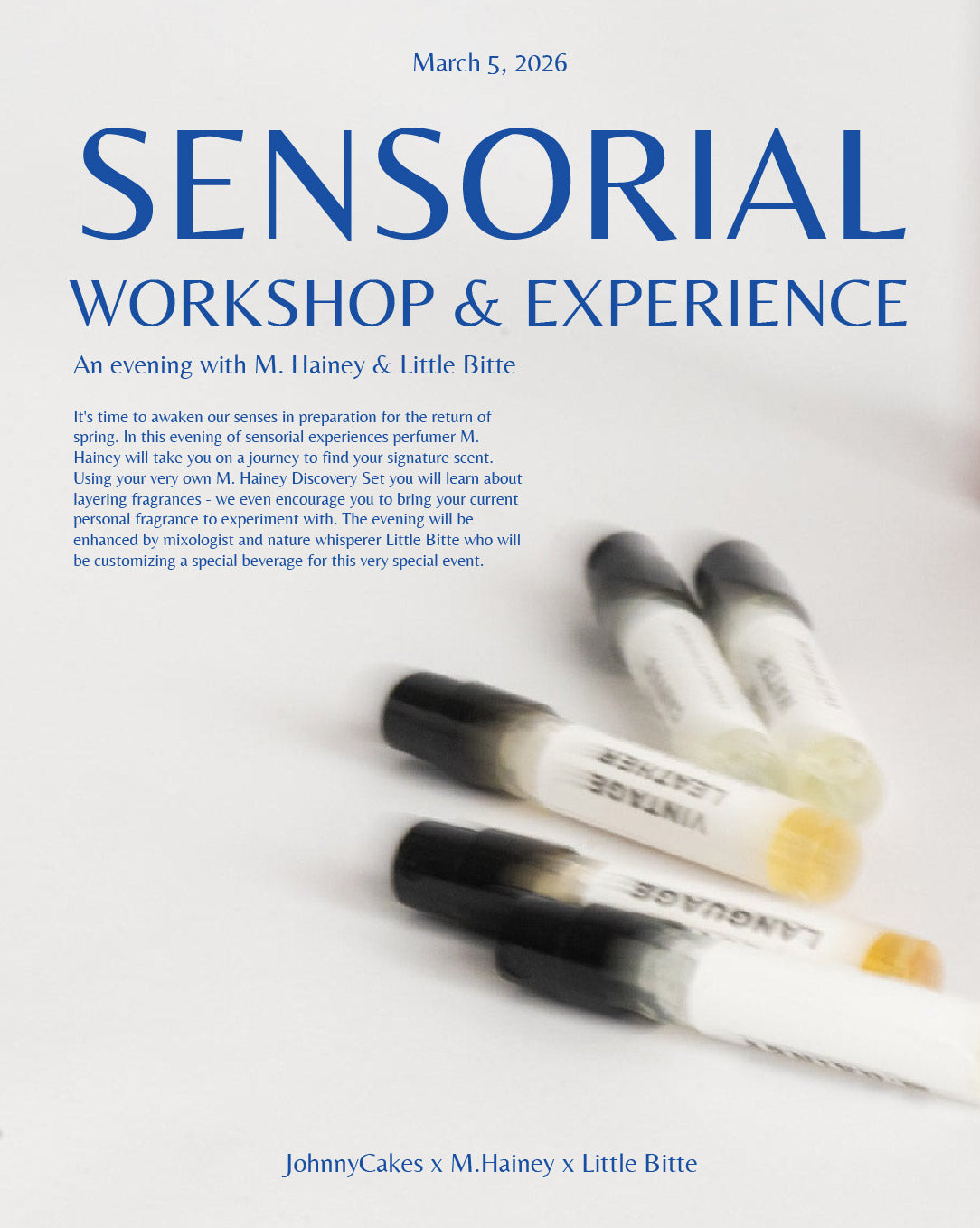 SENSORIAL: Workshop & Experience 3/5/26