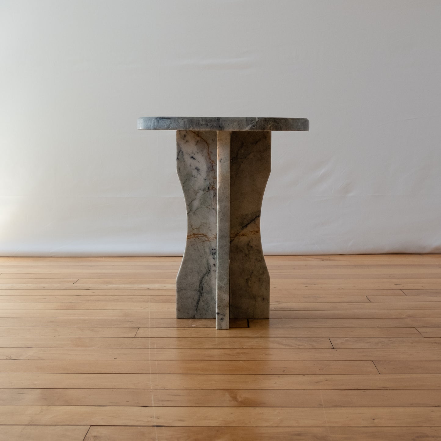 Blue Marble Side Table