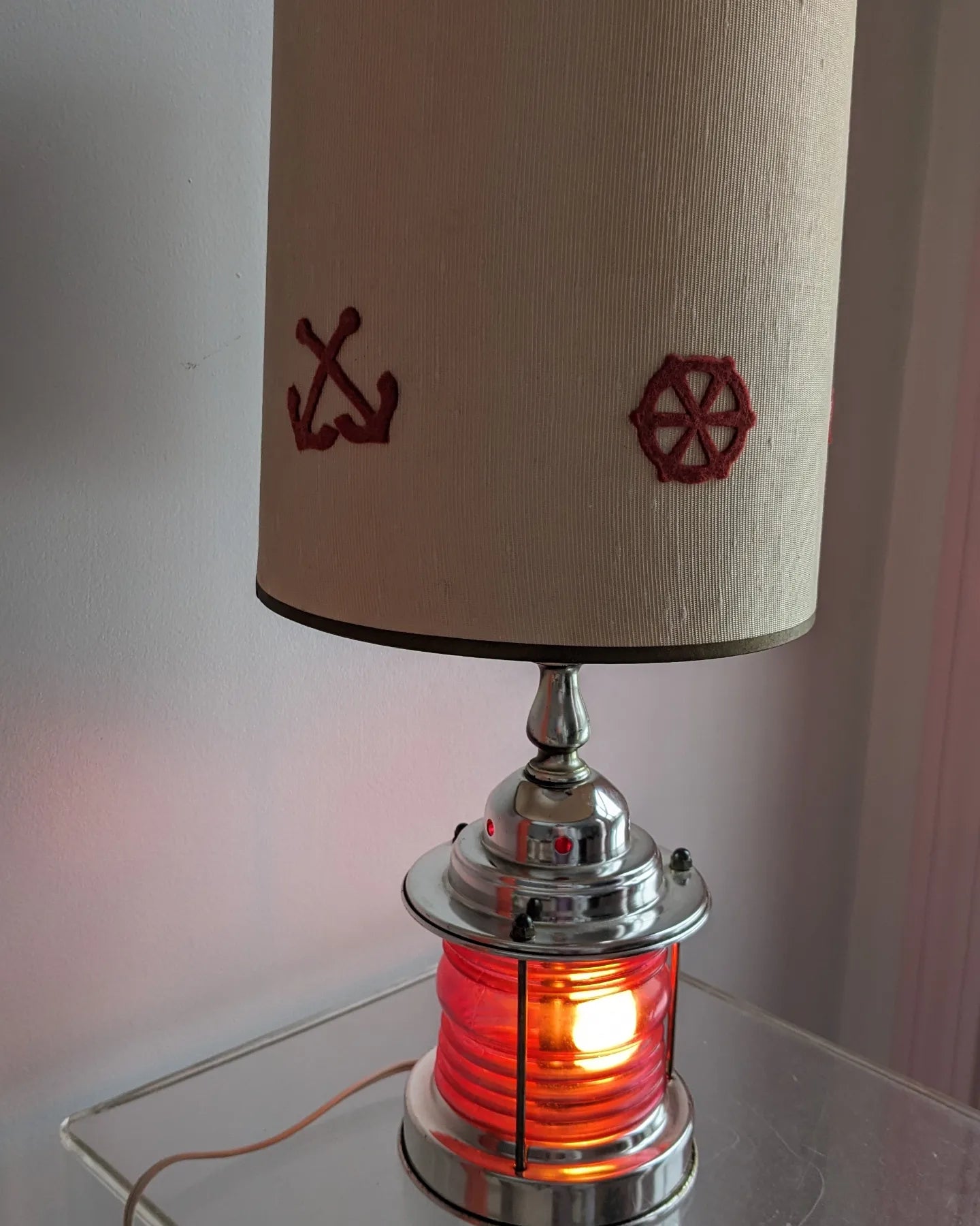 Nautical Lamp w/Shade