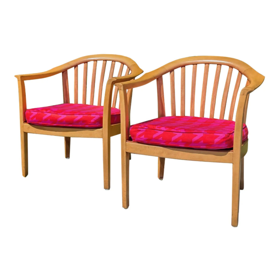 Sylve Stenqvist for Ope Beech 'Classic" chairs (pair)
