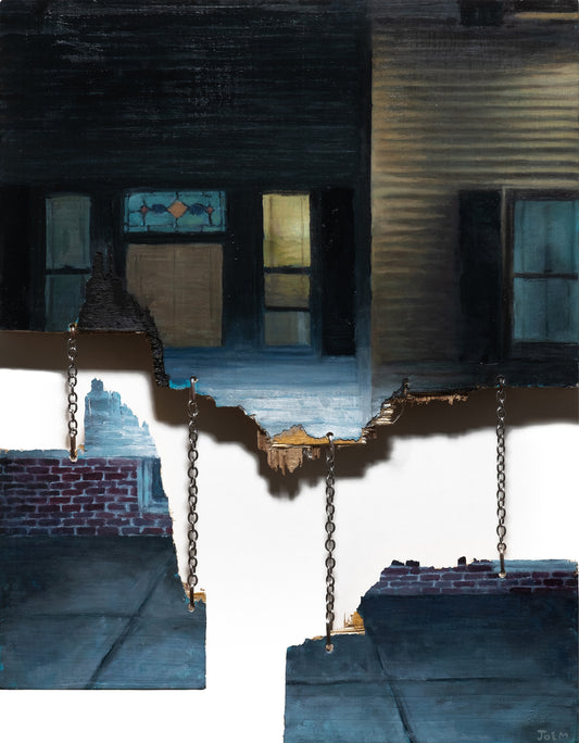 "Alright" Destruction Oil Painting by Joe Marchesi