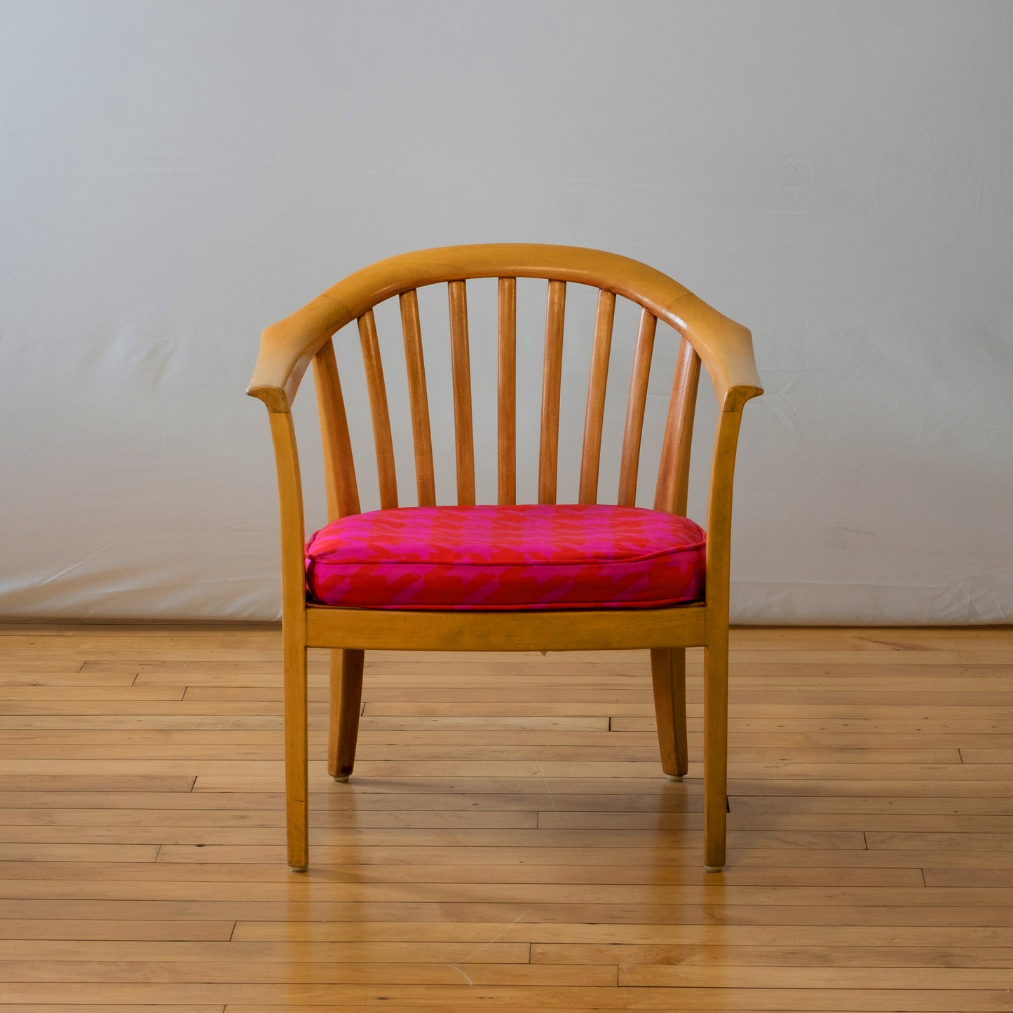 Houndstooth Sylve Stenqvist for Ope Beech 'Classic" chairs (pair)