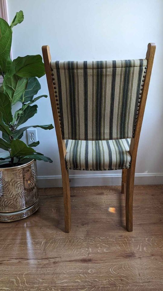 Set of (5) Danish Modern Oak Dining Chairs in Manner of Henning Kjaernulf