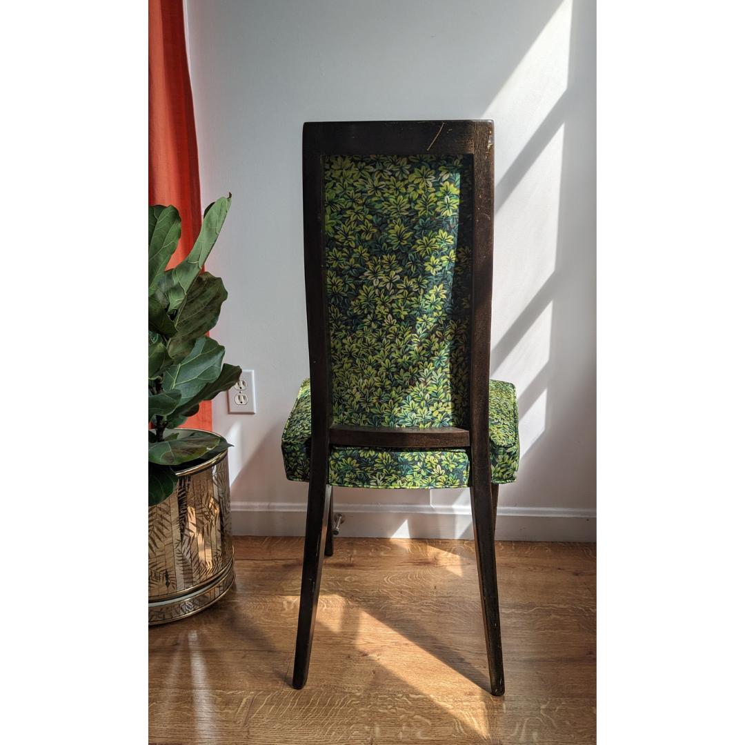Harvey Probber Green Foliage Dining Chairs (set of 4) A