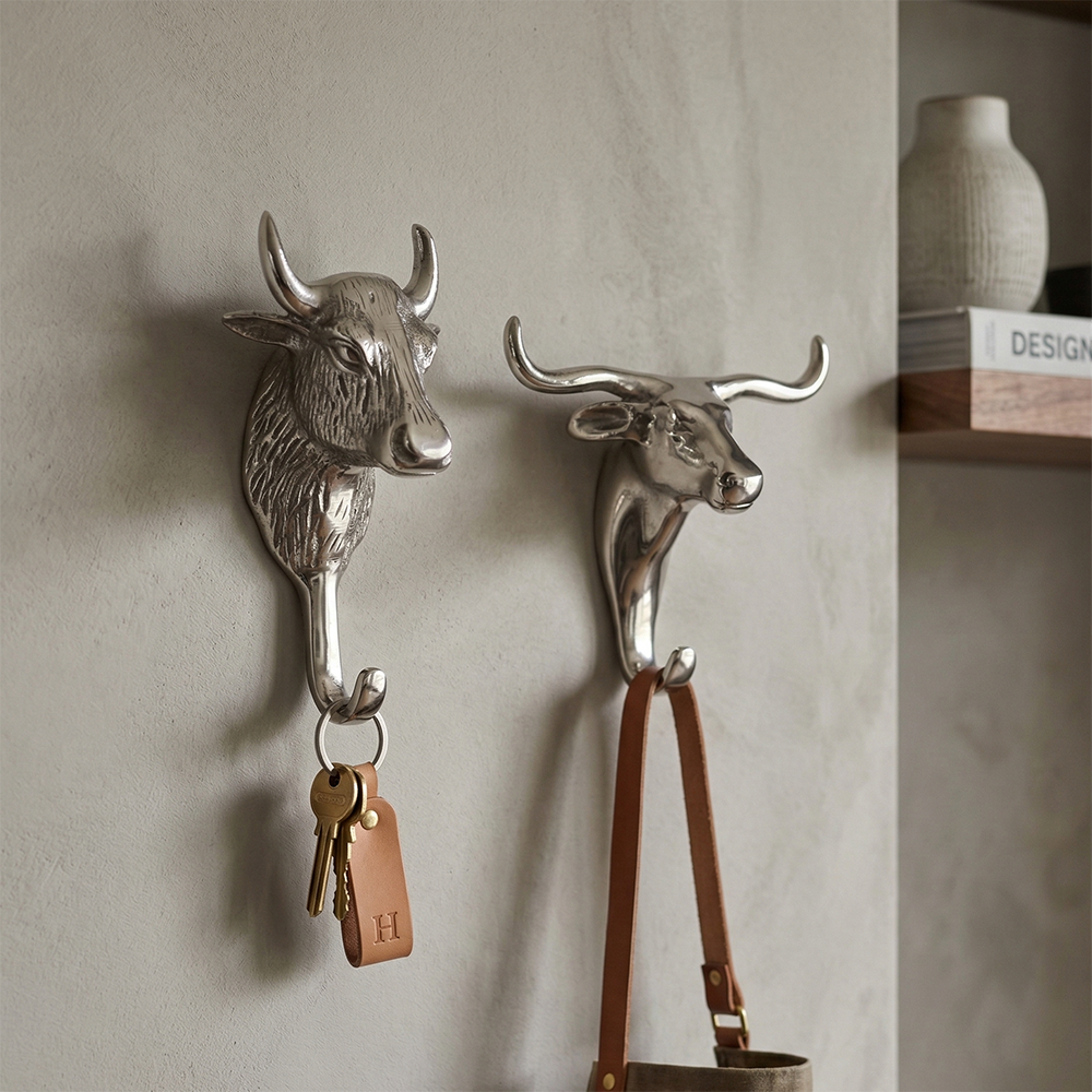 Decorative Bull Wall Hook