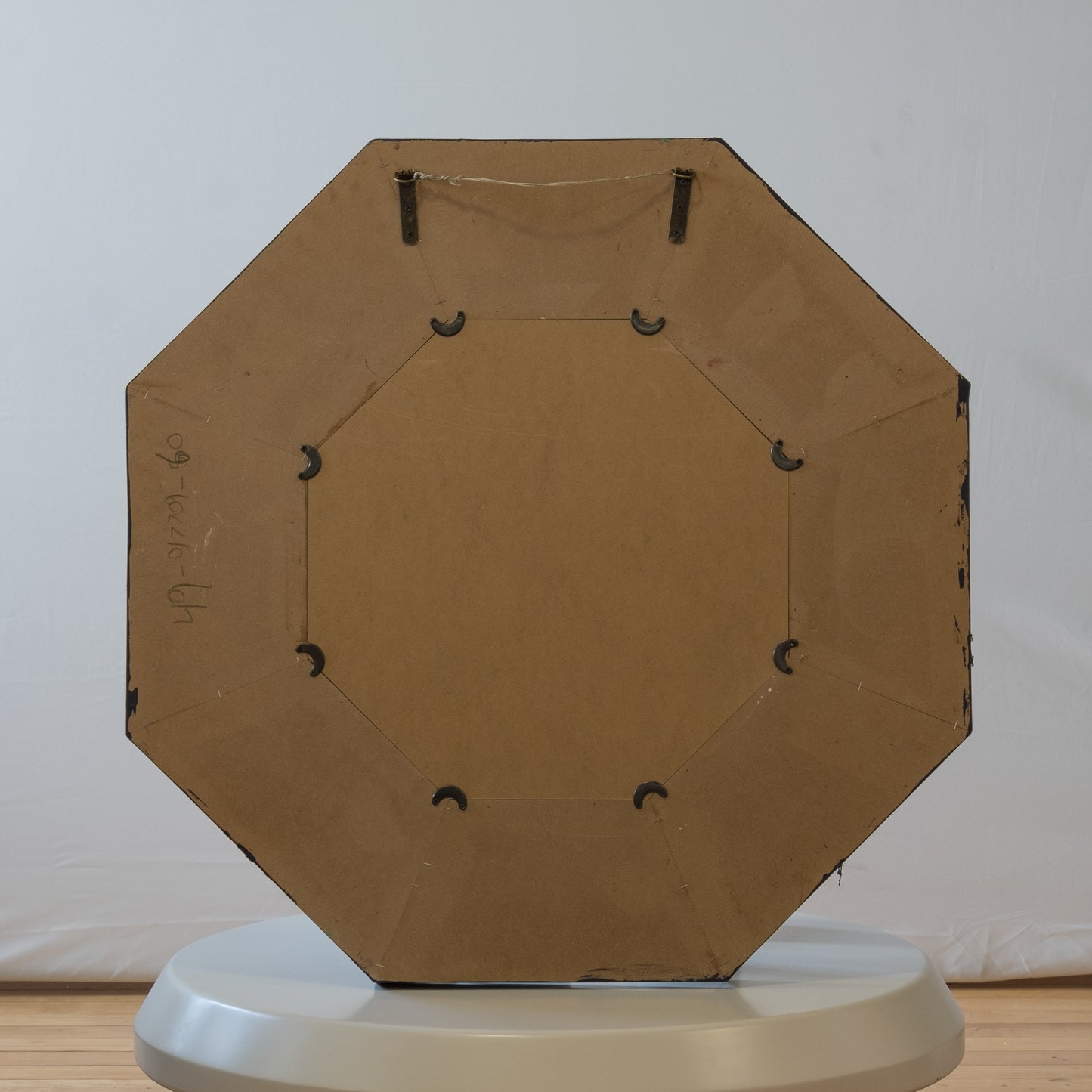 Custom Hexagonal Mirror in Blackberry