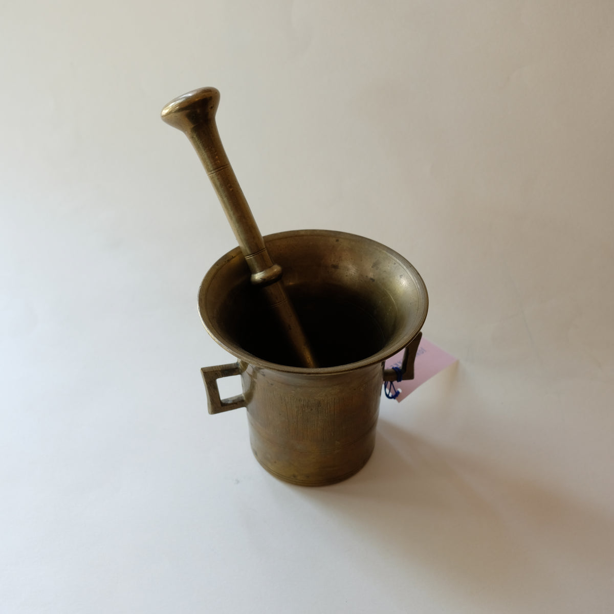 Brass Mortar and Pestle