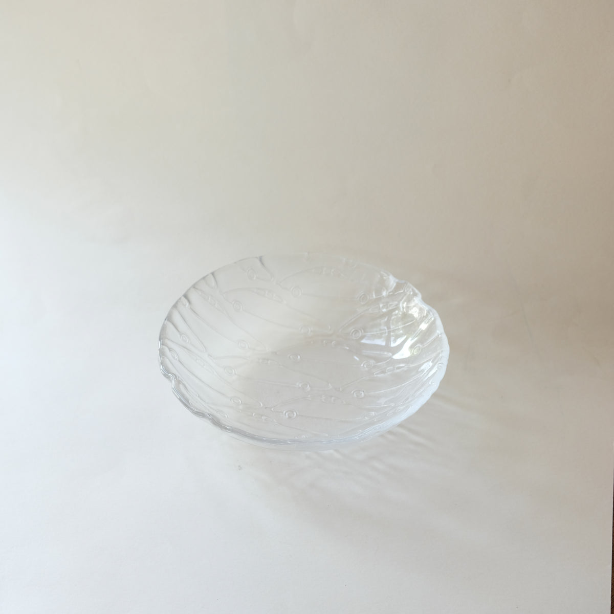 2000s Kosta Boda "Fast Food" Glass Plates by Olle Brozen - Set of 5