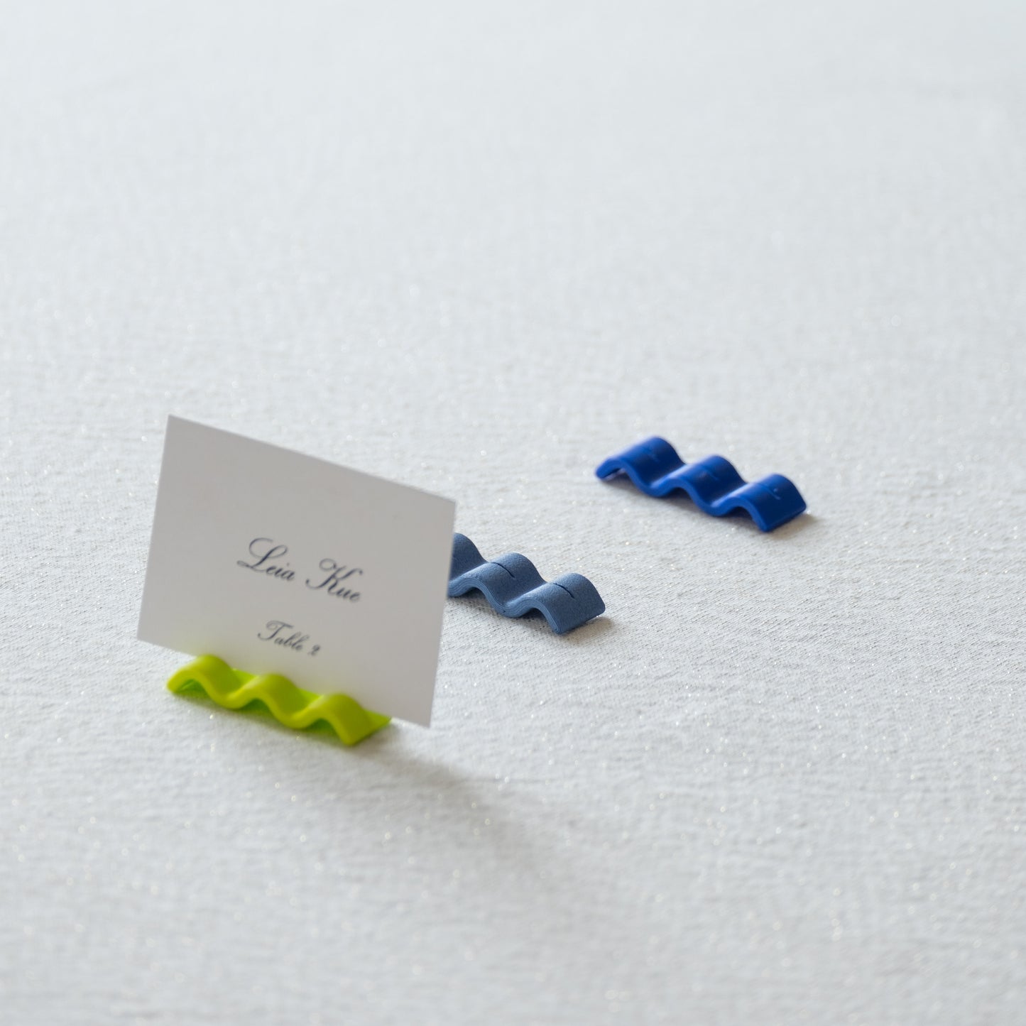 The Squiggle Place Card Holders (for wedding or events