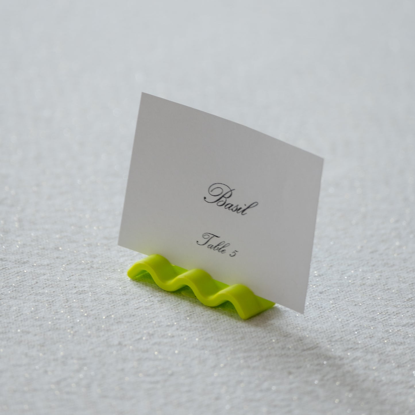 The Squiggle Place Card Holders (for wedding or events