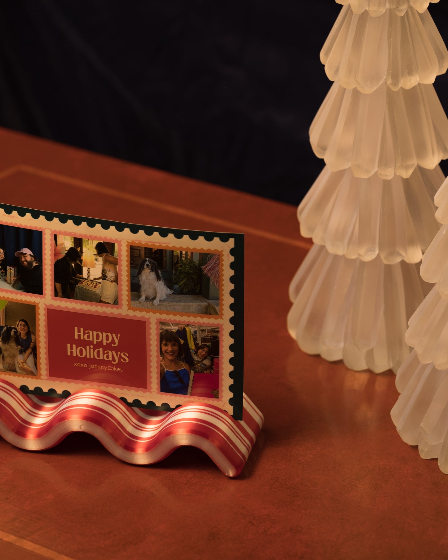 Squiggle Photo Holder [Peppermint]