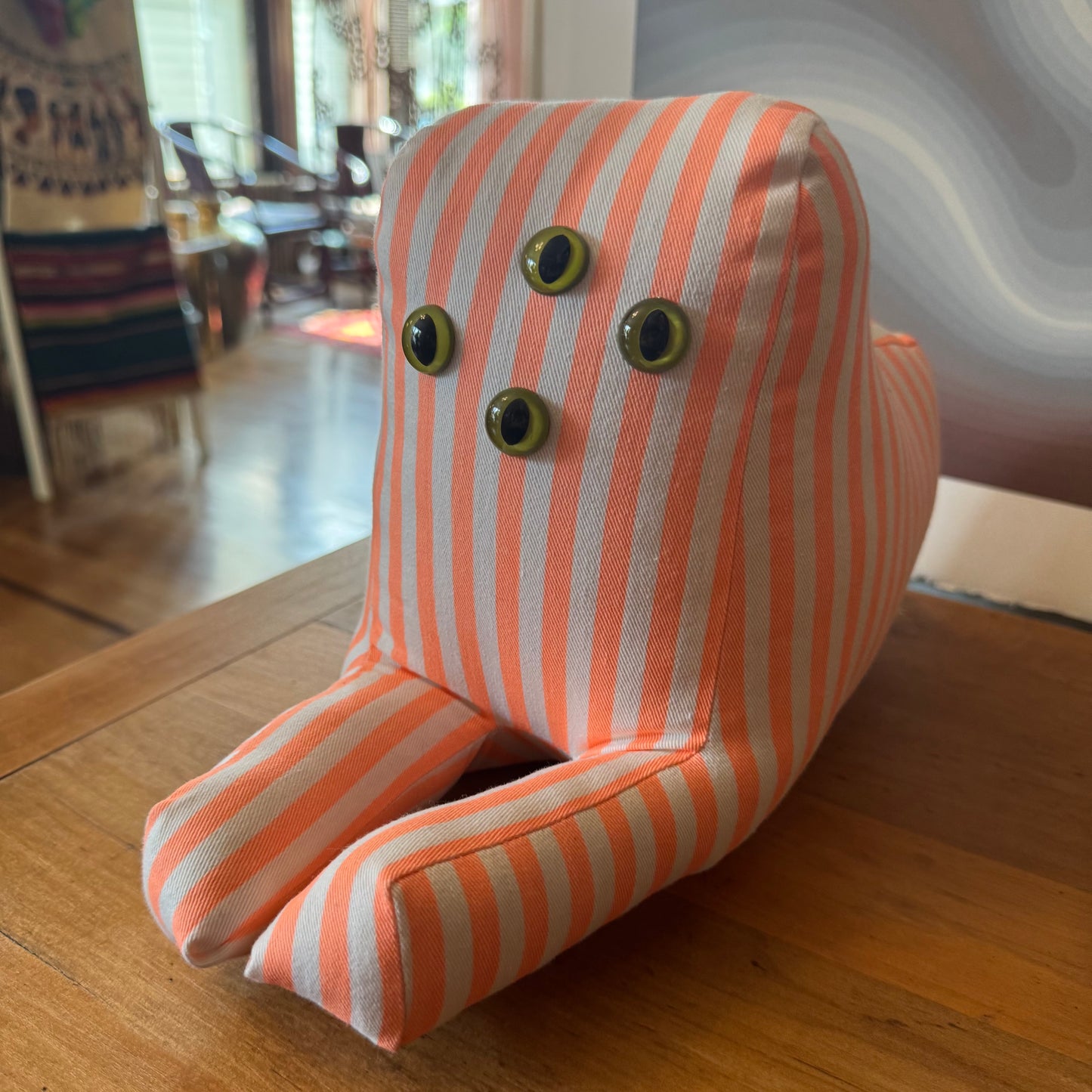 Stuffed Sphinx Creature by Lil Champ [Neon Orange Striped]