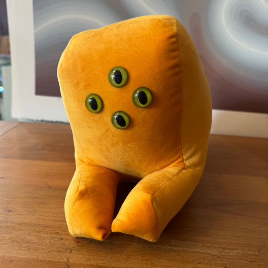 Stuffed Sphinx Creature by Lil Champ [Yellow Velvet]