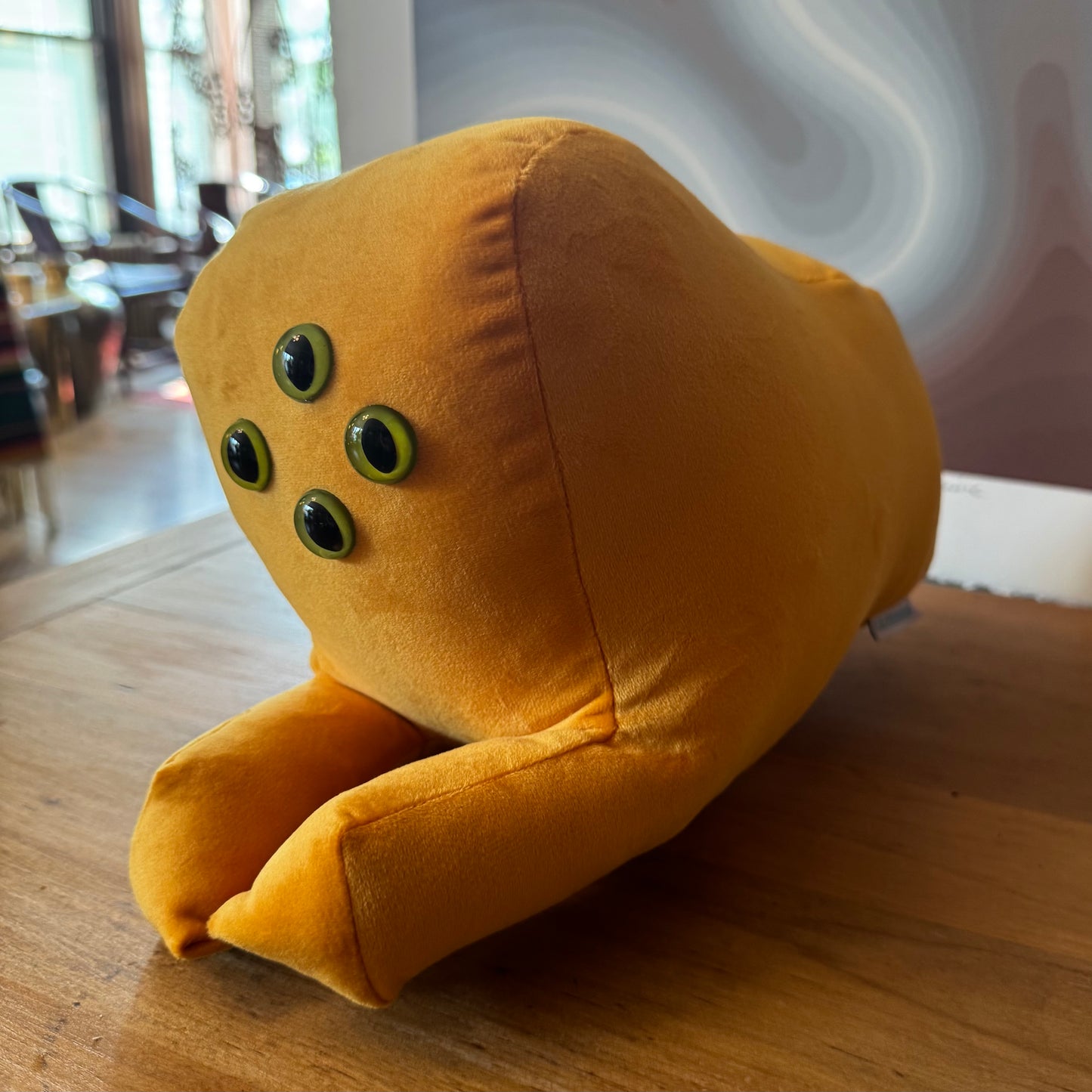 Stuffed Sphinx Creature by Lil Champ [Yellow Velvet]