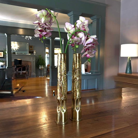 Trench Art Vases (pair)