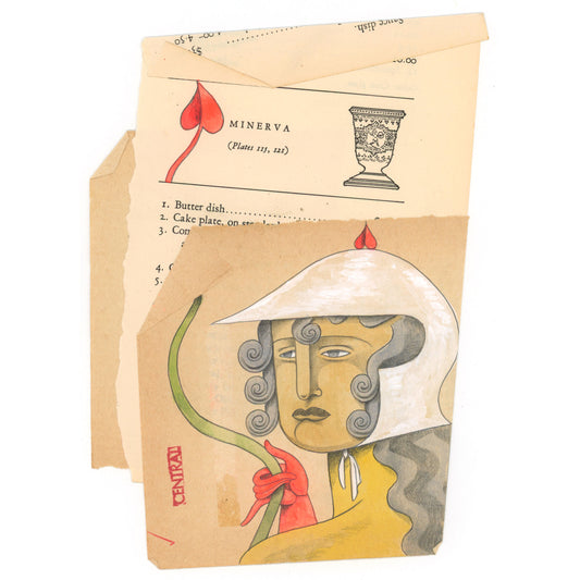 "Minerva" Book Page by Michael Ezzell