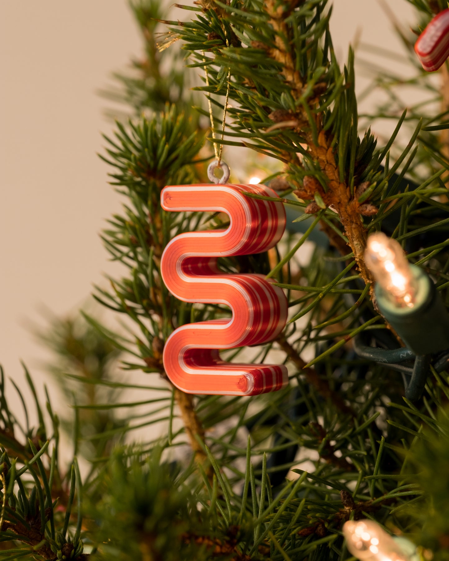 The Mini Squiggle Ornament Set [Peppermint]