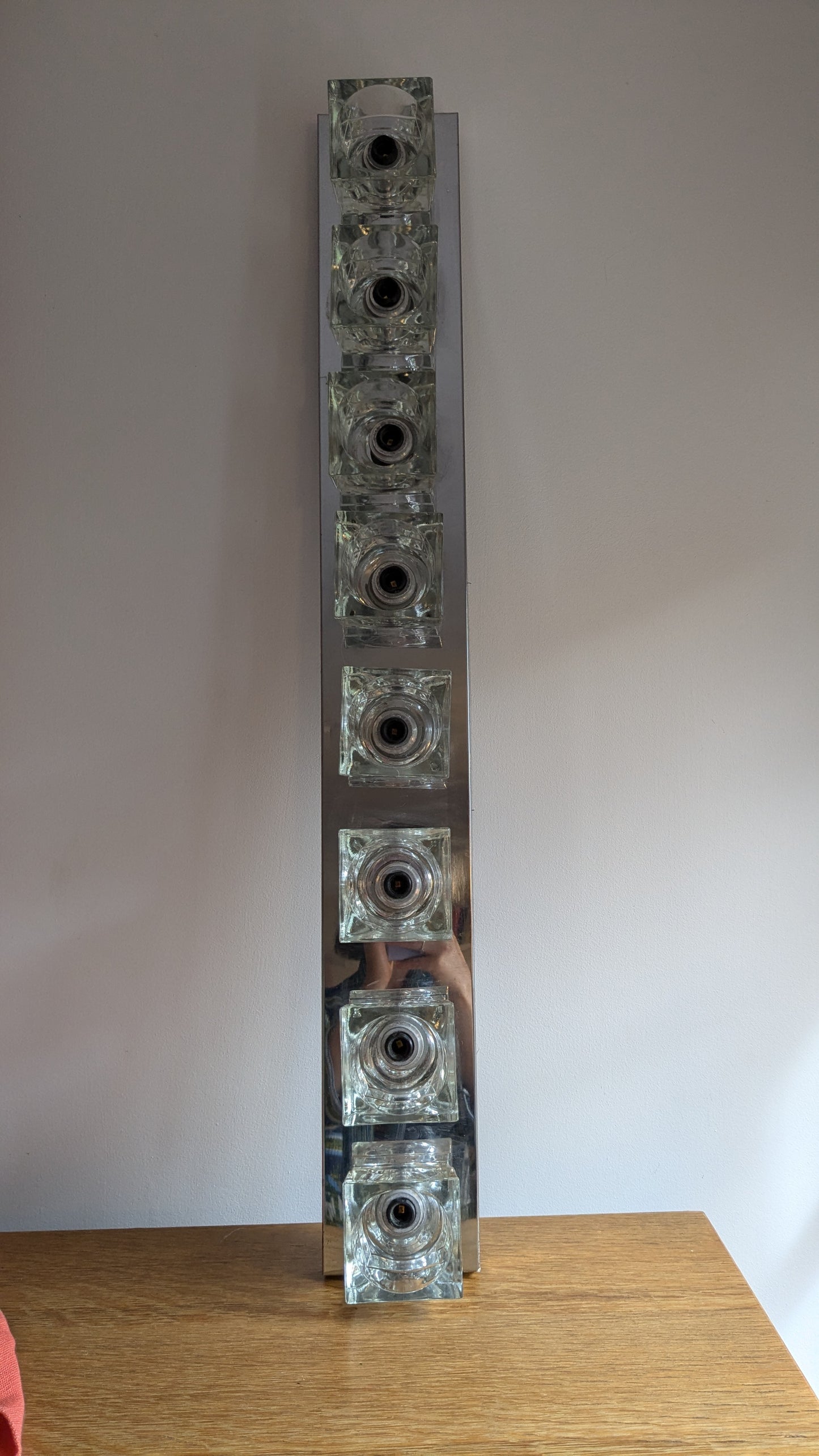 Gaetano Scolari for Lightolier Ice Cube Vanity Light