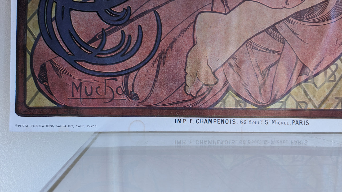 JOB (Cigarettes) "Rolling Papers" Poster by Alphonse Mucha