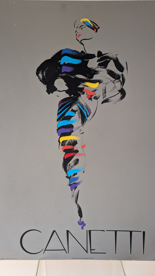 Michael Canetti "Black Dress" Lithograph