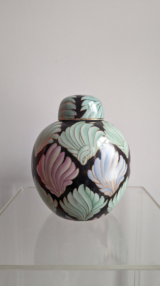 Lotus Flower Ginger Jar