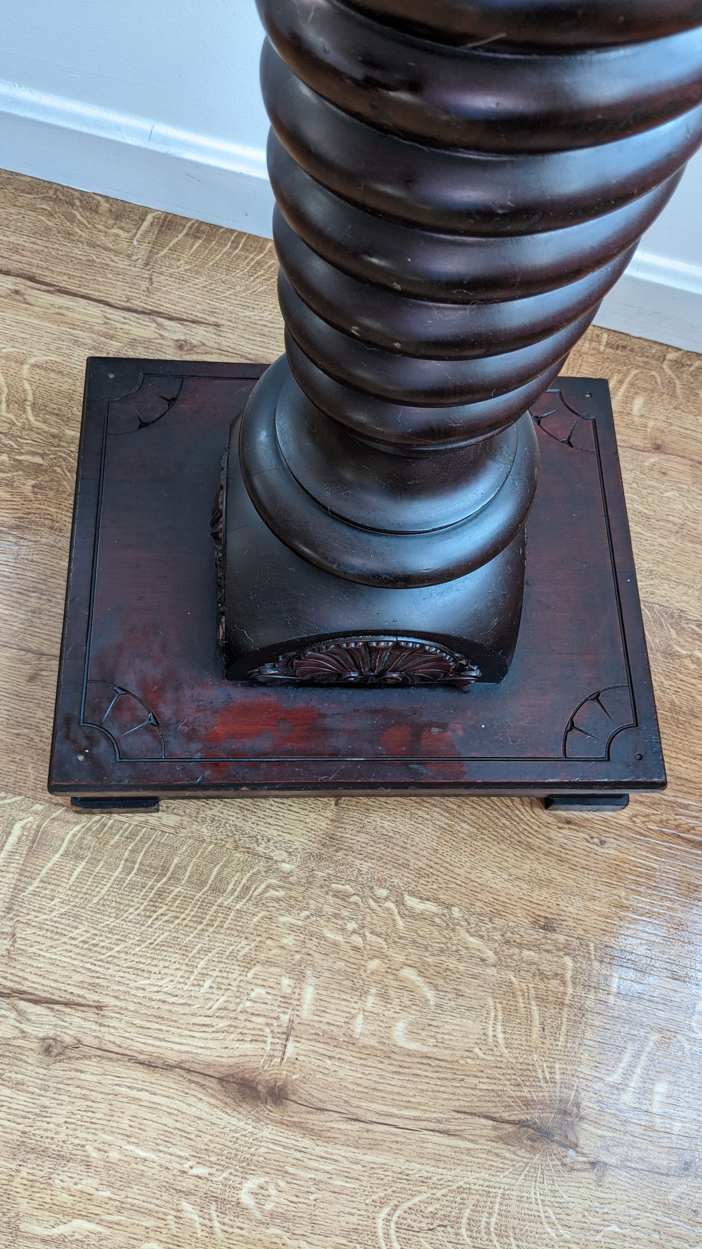 Mahogany Eastlake Style Pedestal
