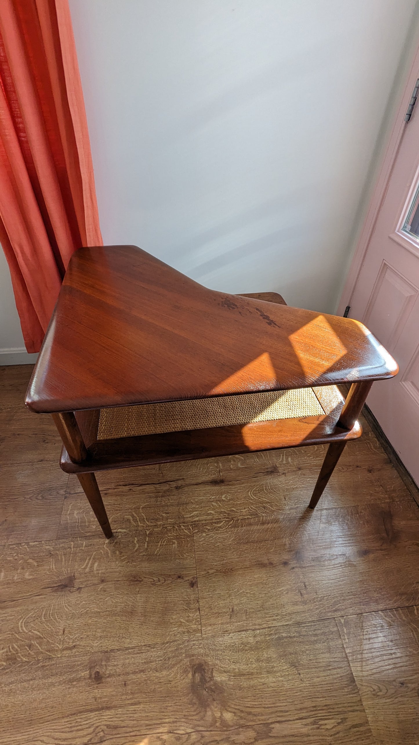 Peter Hvidt & Orla Molgaard "Minerva" Corner Table for France & Son  (No. 519)