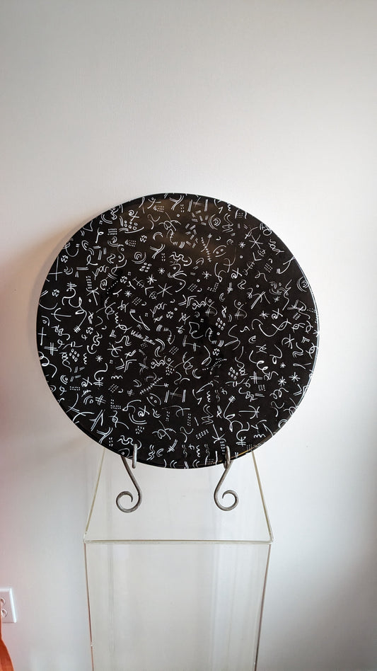 Walter Battiss Plate for Mervyn Gers Studio