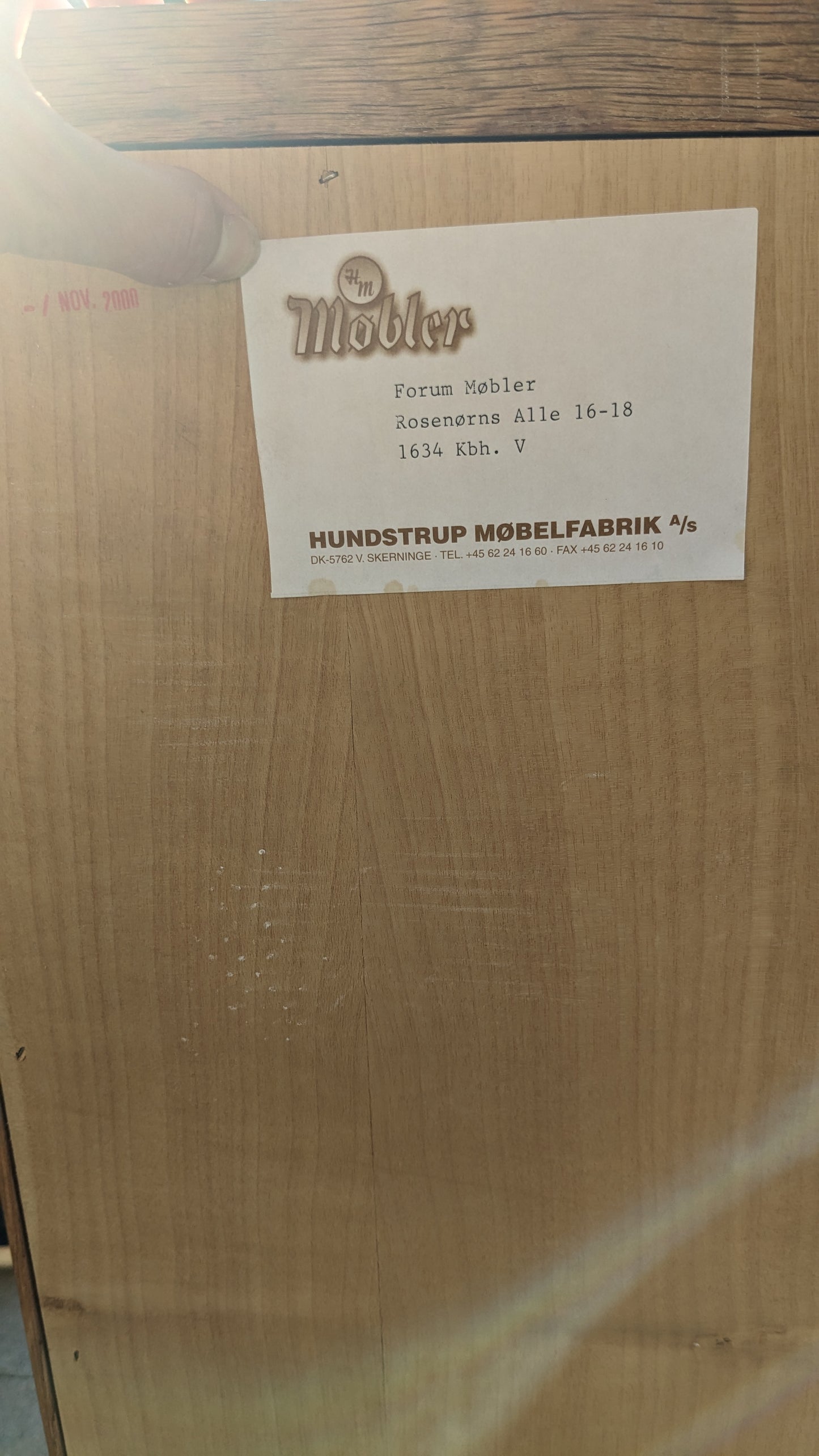White Oak Danish Sideboard by Mobler